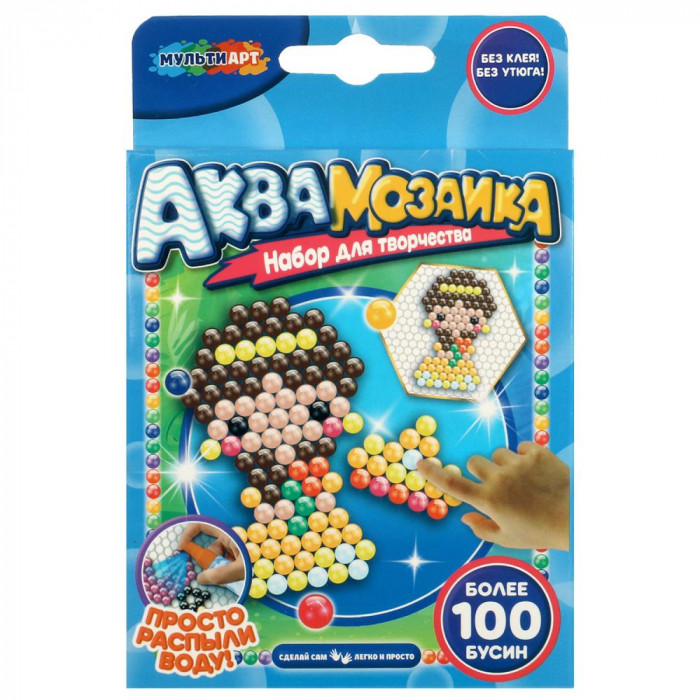 371309 Аквамозаика 100 бусин принцесса 